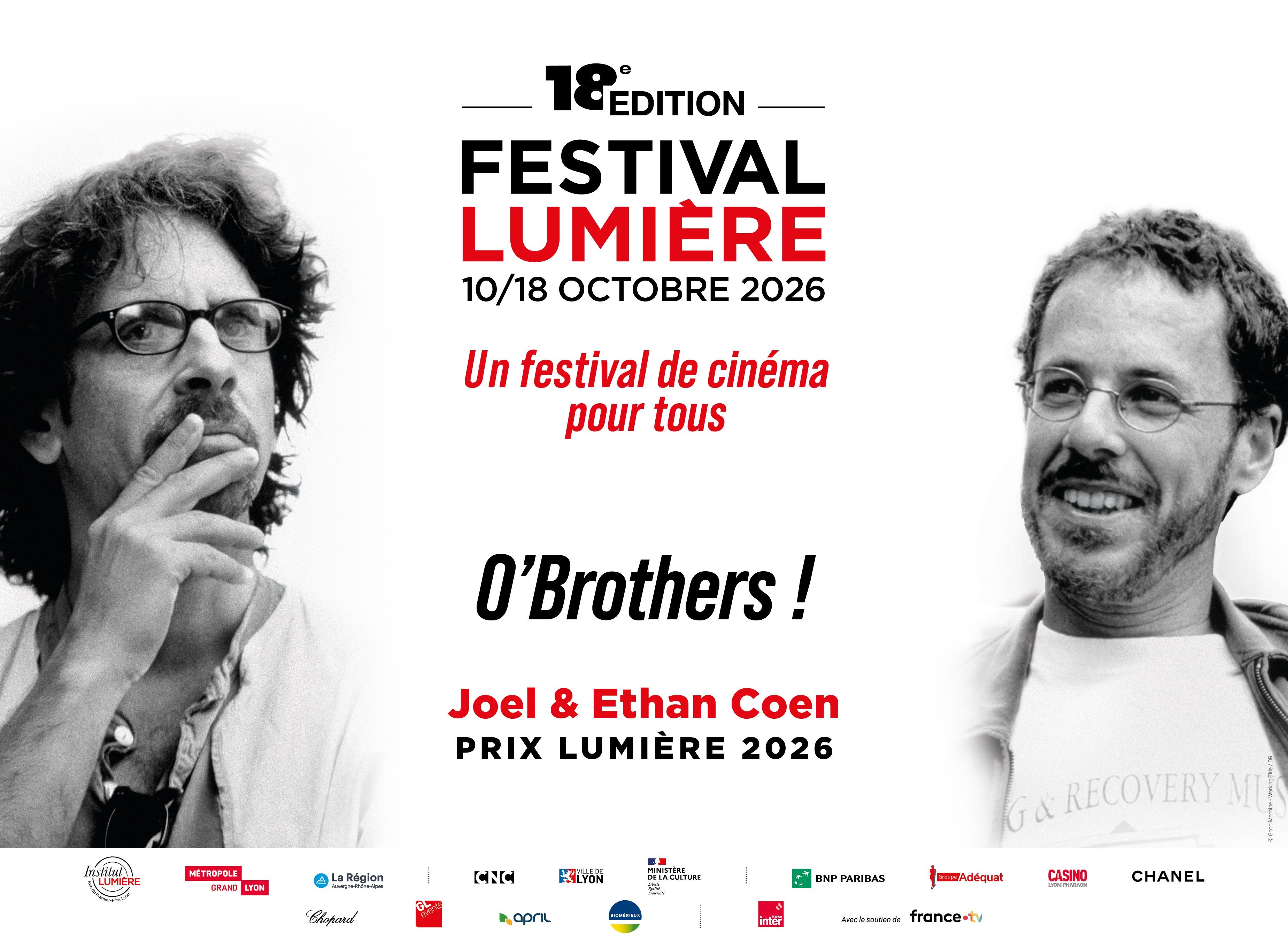 Le Festival Lumière de Lyon, du 10 au 18 octobre 2026